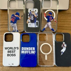 Apple Blue and White Sports and Office Theme Phone Cases